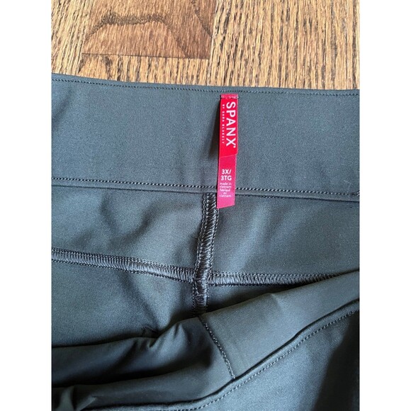 Spanx The Perfect Pant Ankle Ponte Pull On Olive Green Leggings Size 3XL - Picture 3 of 7